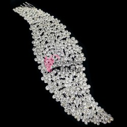 Tiara Ti016EE Argintiu pentru mirese cu cristale